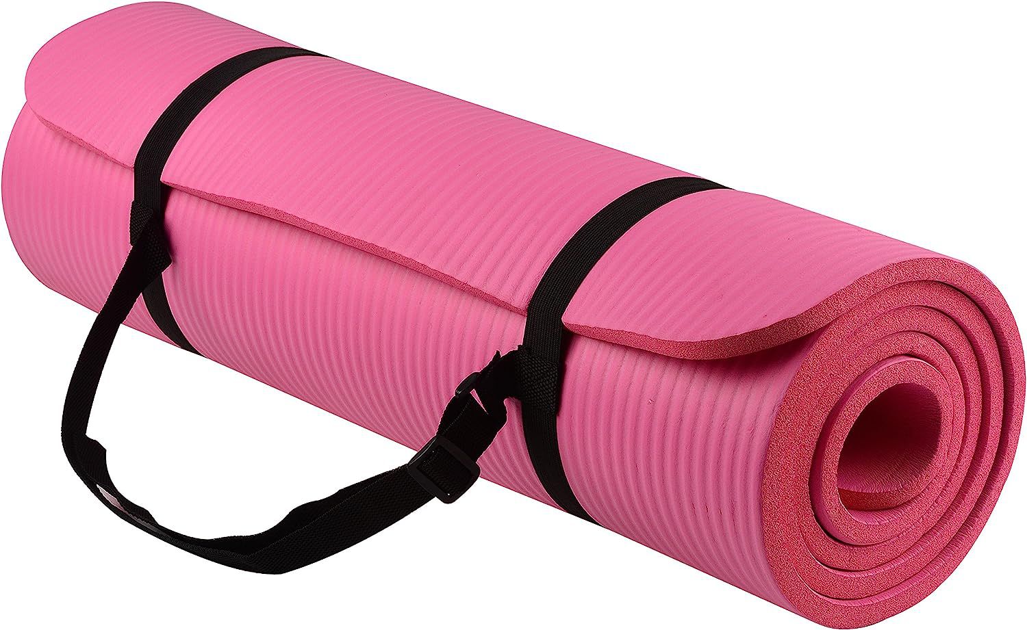 BalanceFrom All Purpose 1/2-Inch Extra Thick Yoga Mat, Pink