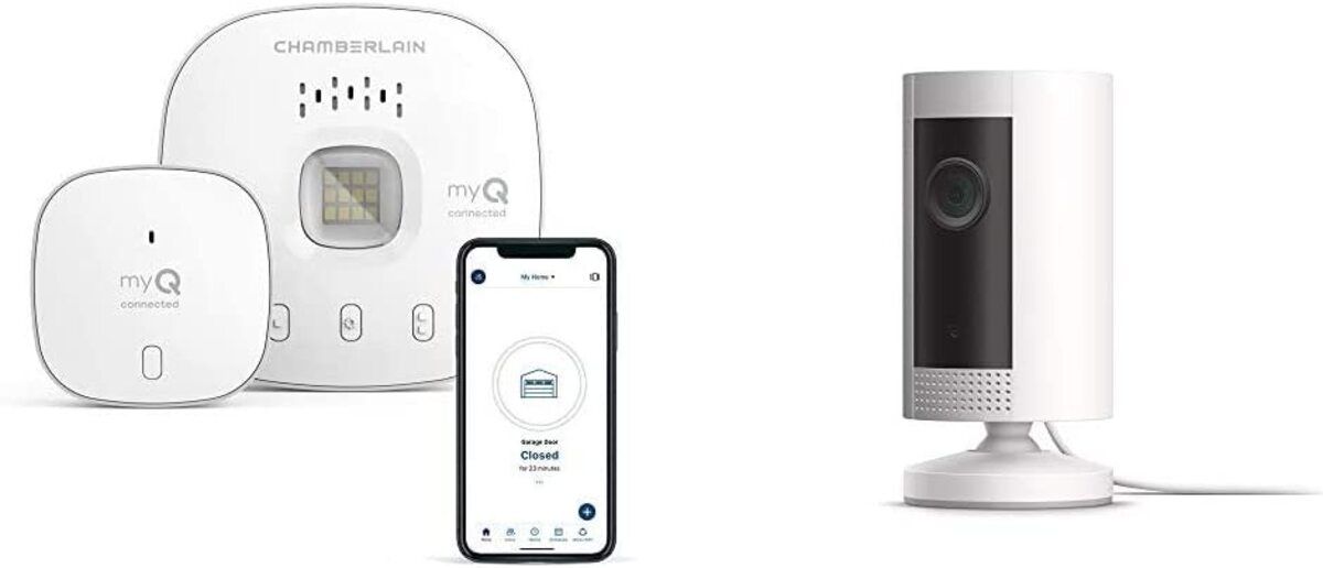 Chamberlain myQ-G0401 Wireless Smart Garage Hub and Controller Bundle