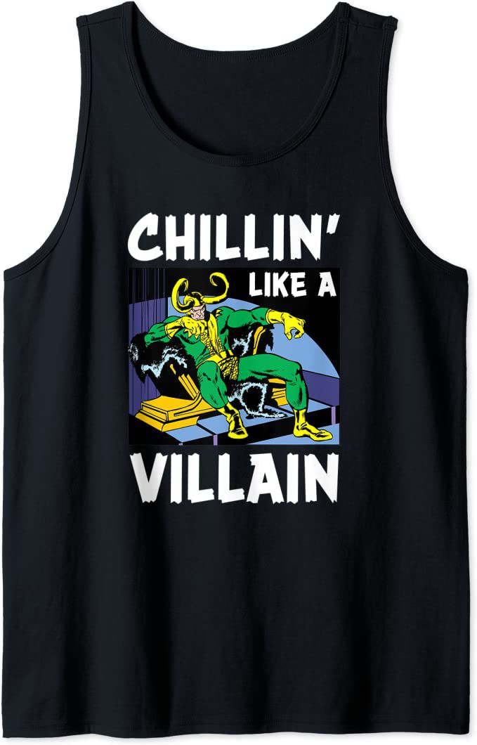 Loki Chillin' Like a Villain Tank Top