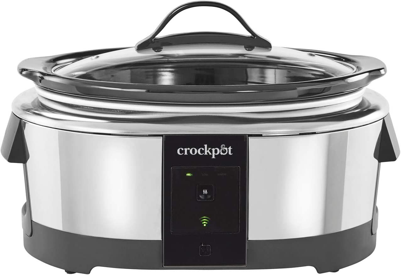Crock-Pot 6-Quart Programmable Slow Cooker Stainless Steel 2139005