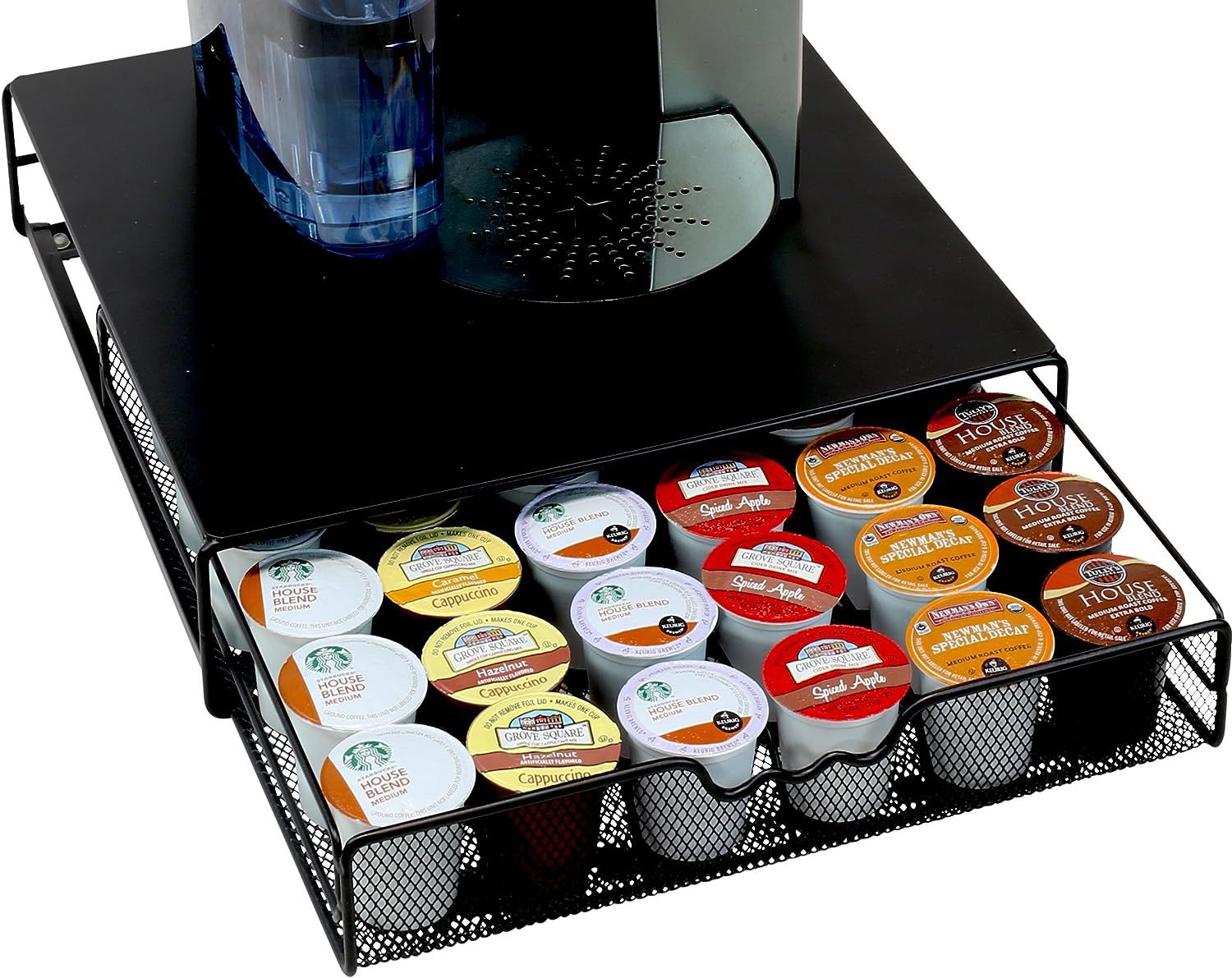 DecoBros K-cup Storage Drawer Holder for Keurig K-cup Coffee Pods, Metal