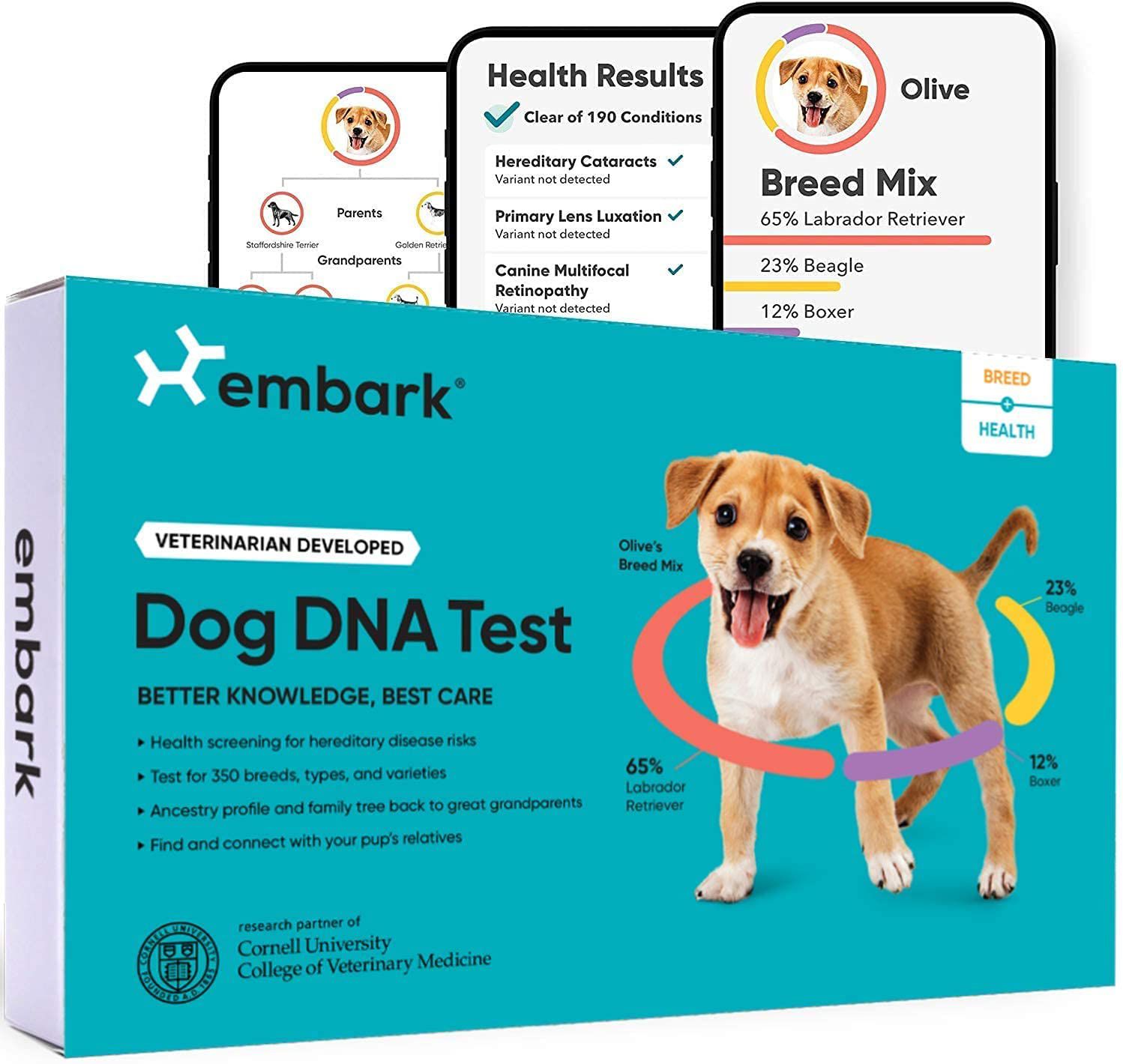Embark Dog DNA Test, Breed & Health Kit