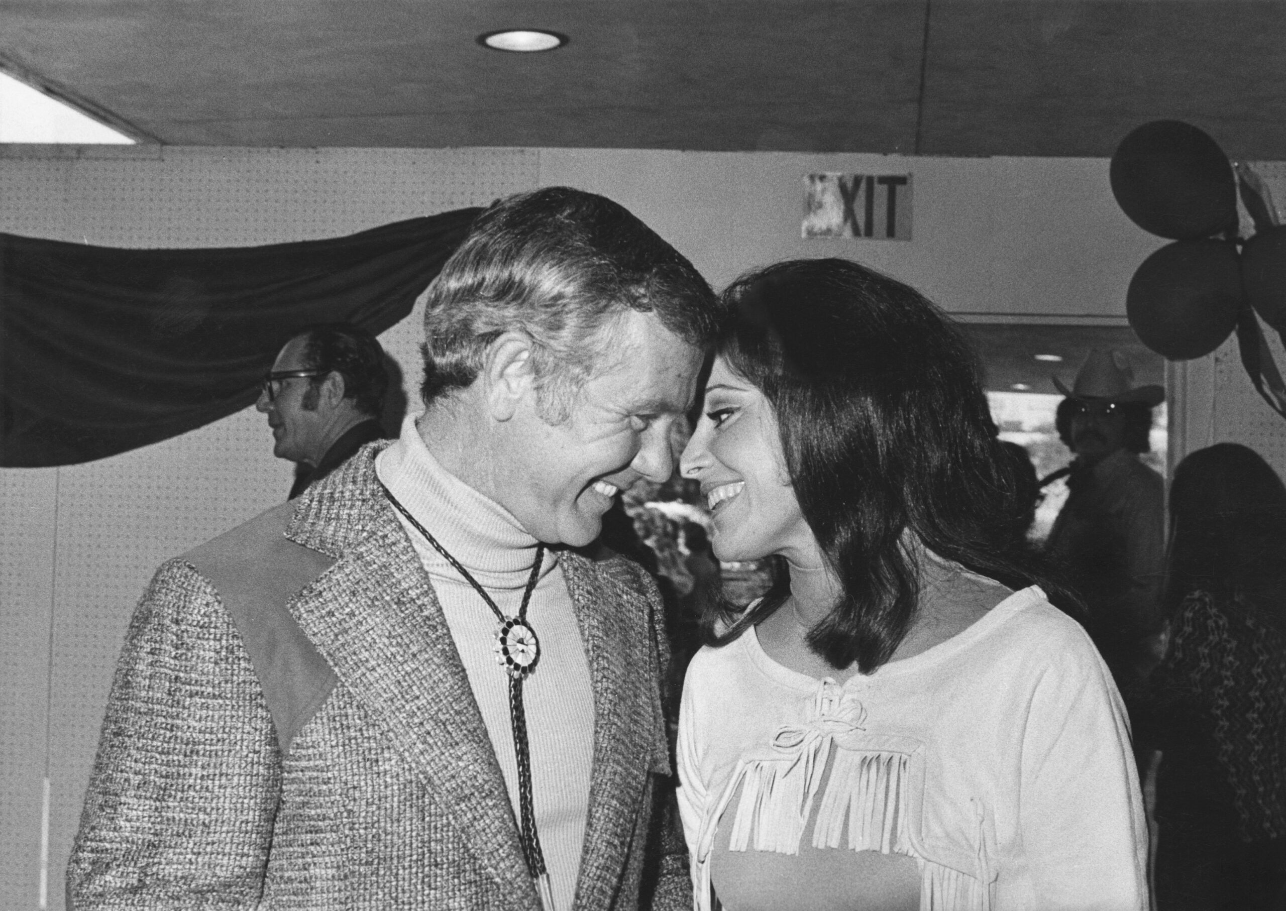 Johnny Carson and Joanna Holland