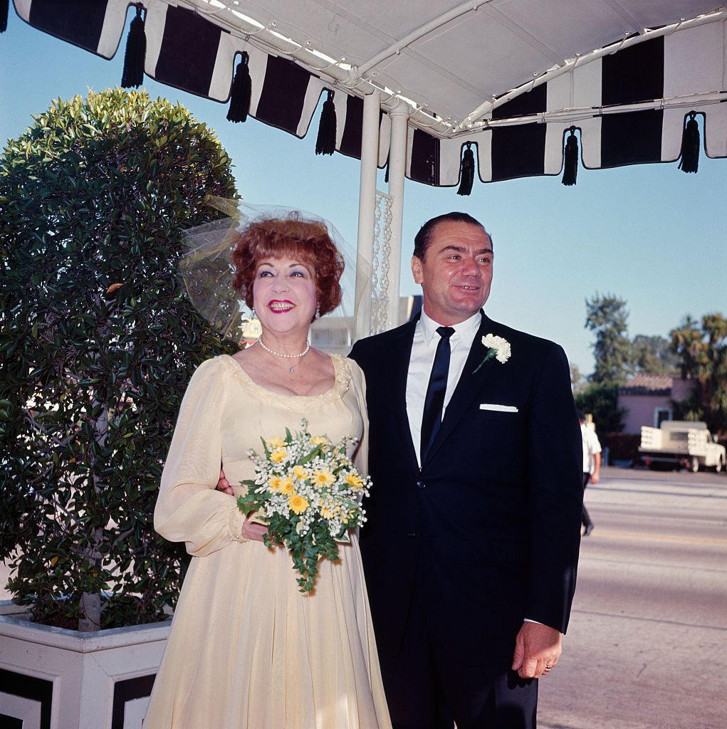 Ethel Merman and Ernest Borgnine at Their Wedding