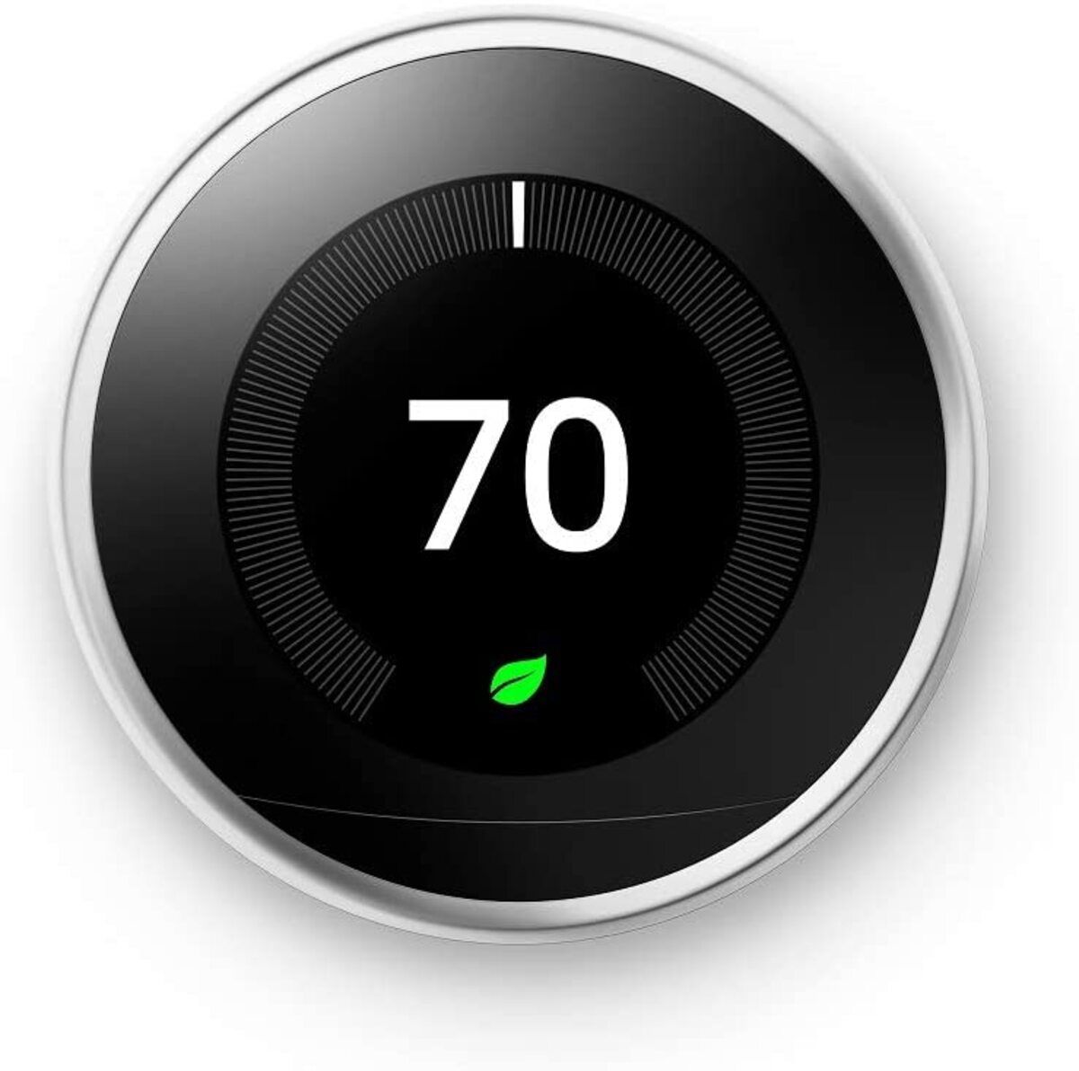 Google Nest Learning Thermostat Polished Steel