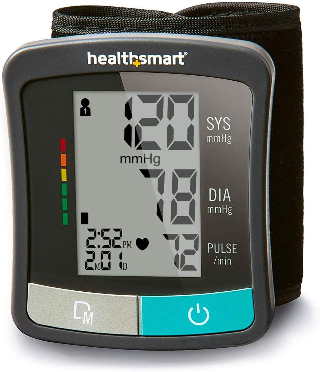 HealthSmart Digital Standard Blood Pressure Monitor for Wrist