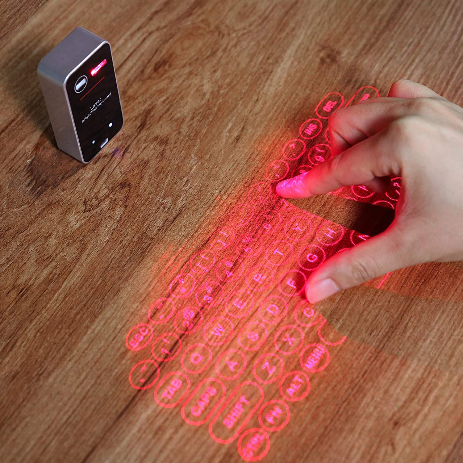 Heartbeat Laser Projection Keyboard Black