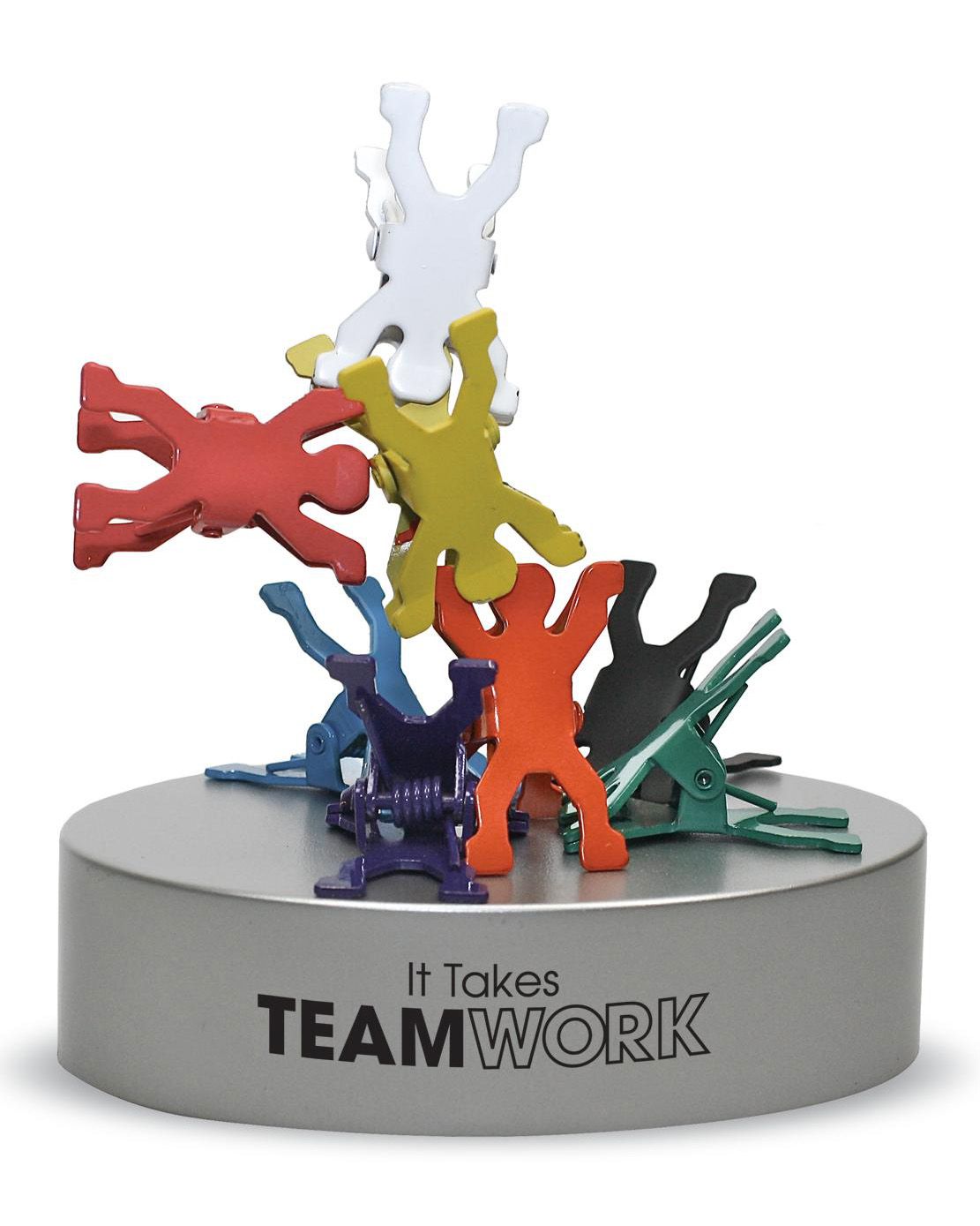 It Takes Teamwork Magnetic Clip Holder