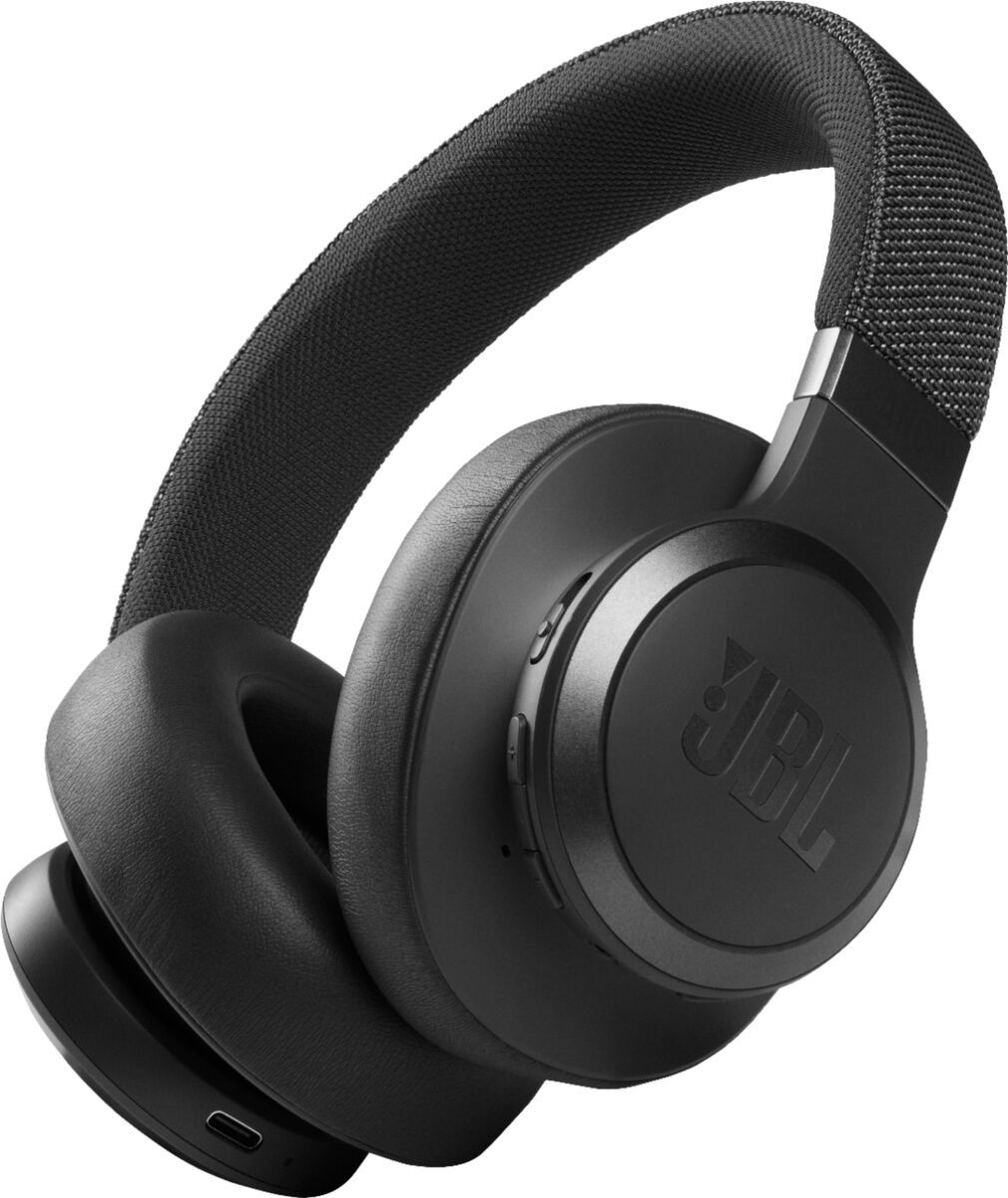 JBL Live 660NC Wireless Noise Cancelling Over-the-Ear Headphones Black