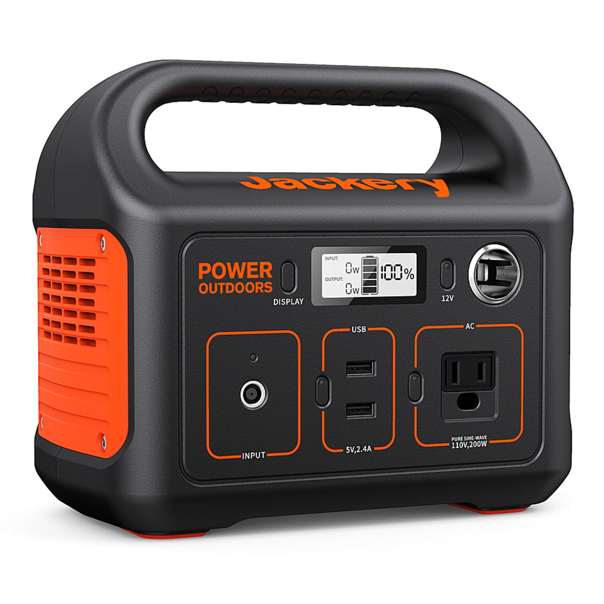Jackery Explorer 290 Portable Power Solar Generator Black
