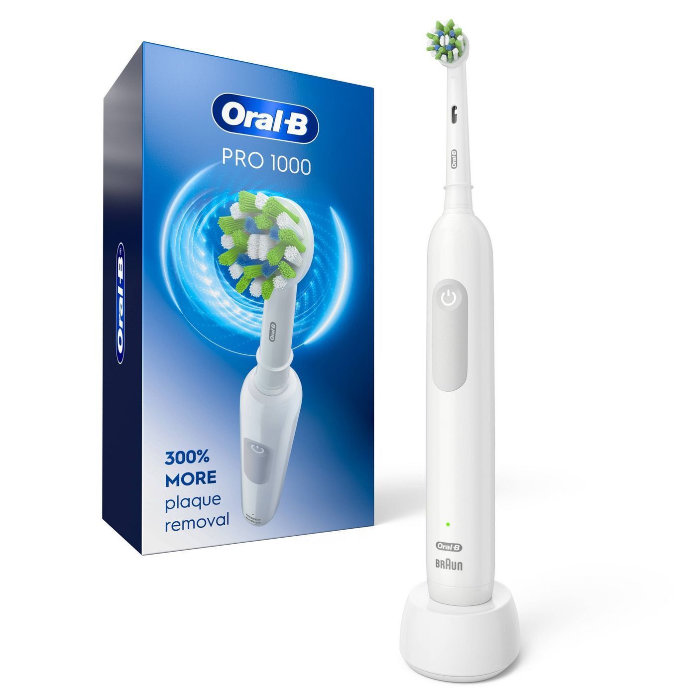 Oral-B Pro Crossaction 1000 Rechargeable Electric Toothbrush White