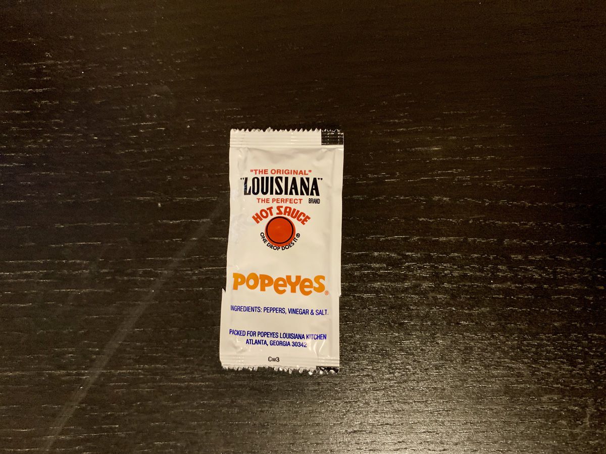 Popeyes Hot sauce