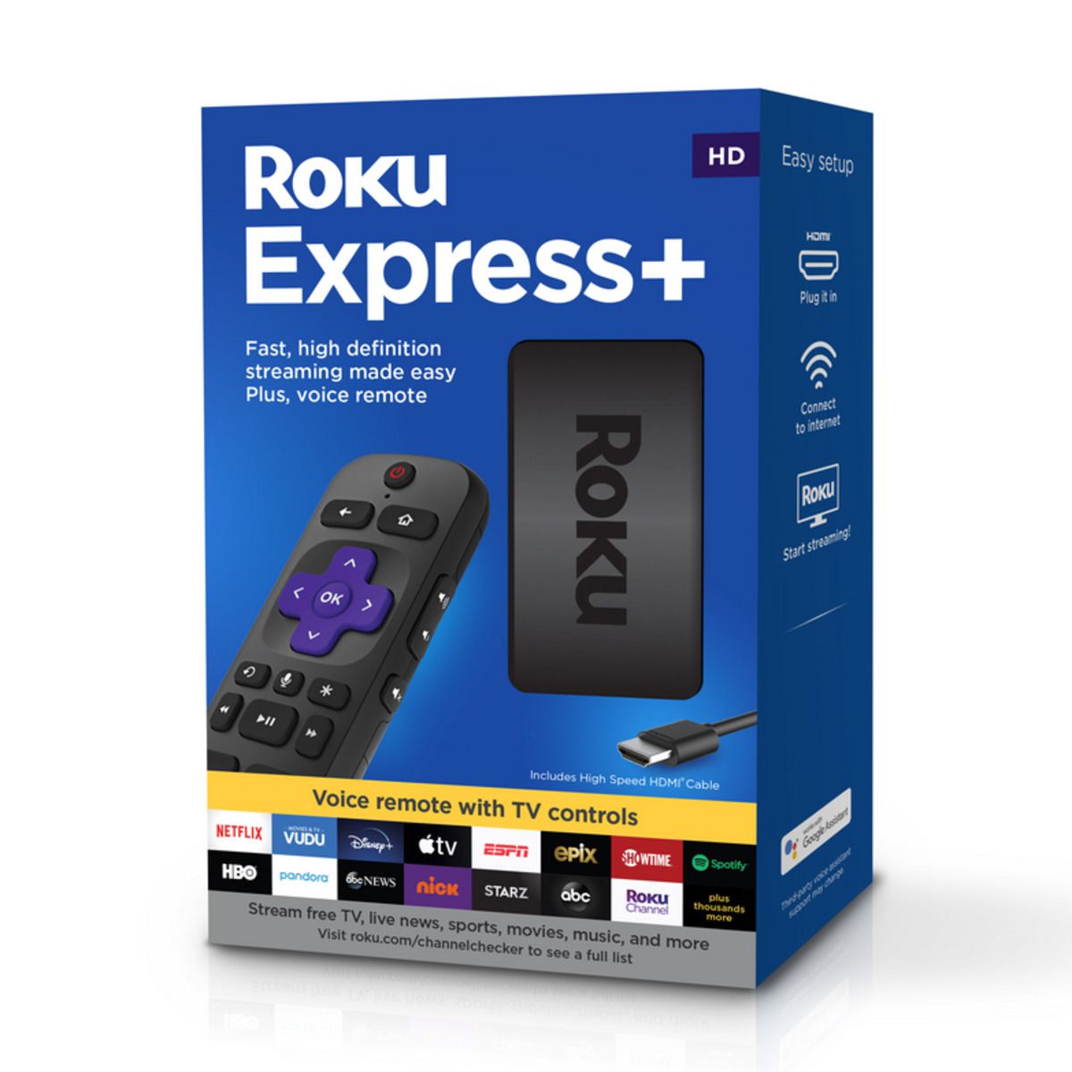 Roku Express+ Streaming Media Player