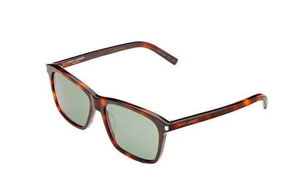 Saint Laurent Havana Green Sunglasses