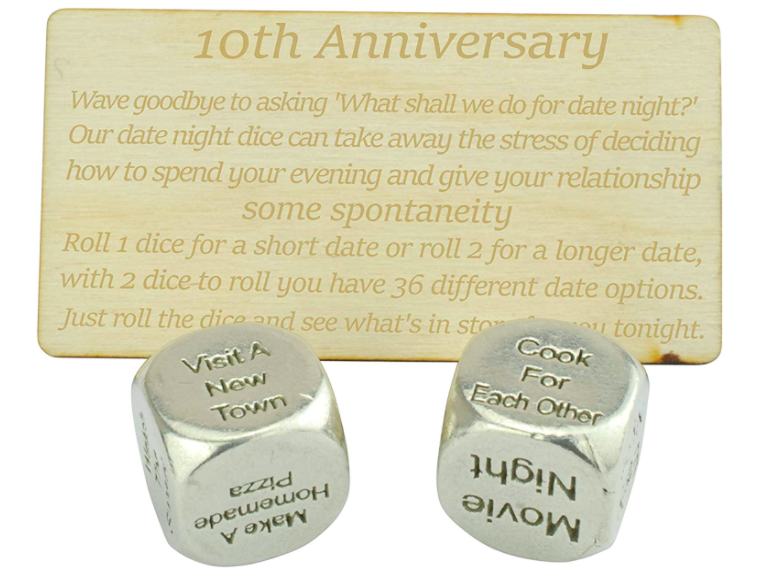 TIN Date Night Dice 10th Anniversary B07RV6K37D