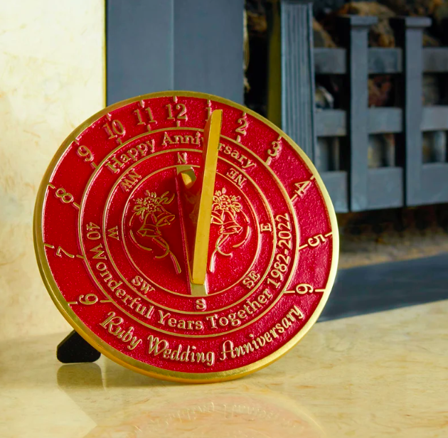 Ruby Red Sundial
