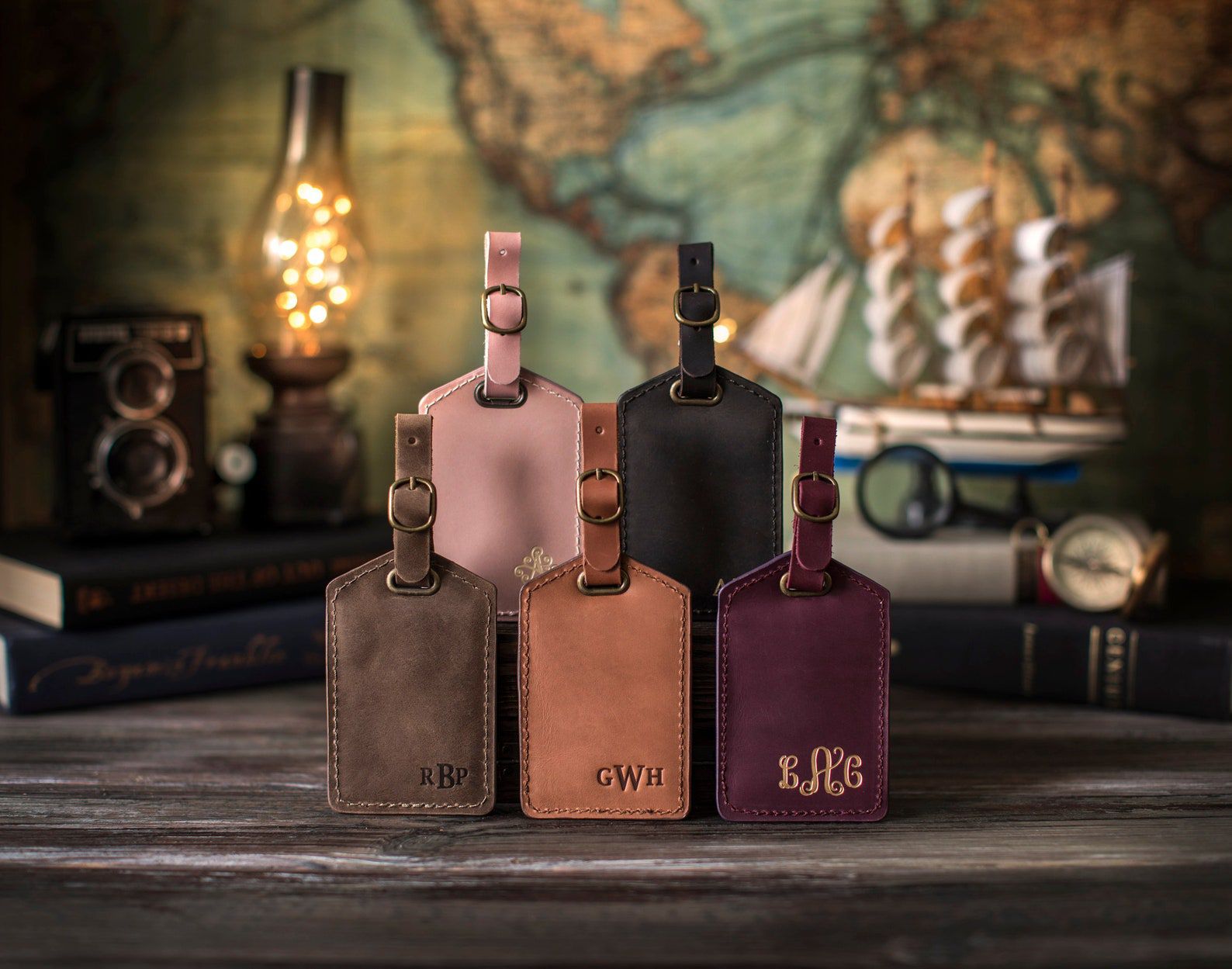 SoGoodSoWood Personalized Luggage Tag