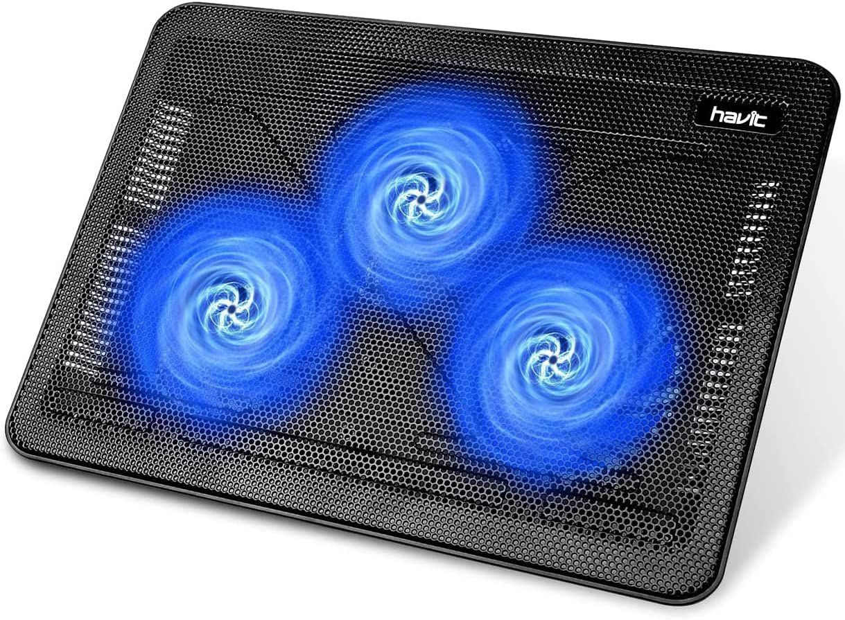 havit HV-F2056 Laptop Cooler Cooling Pad Black Blue
