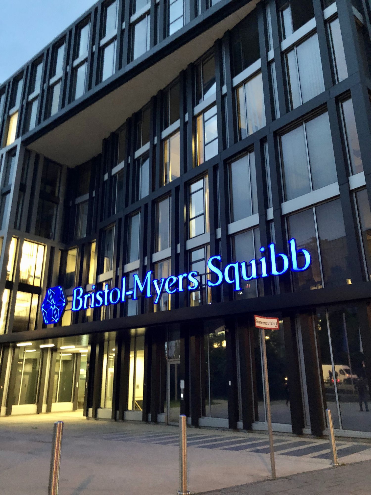 Munich, Germany - May 24, 2018: Bristol Myers Squibb building