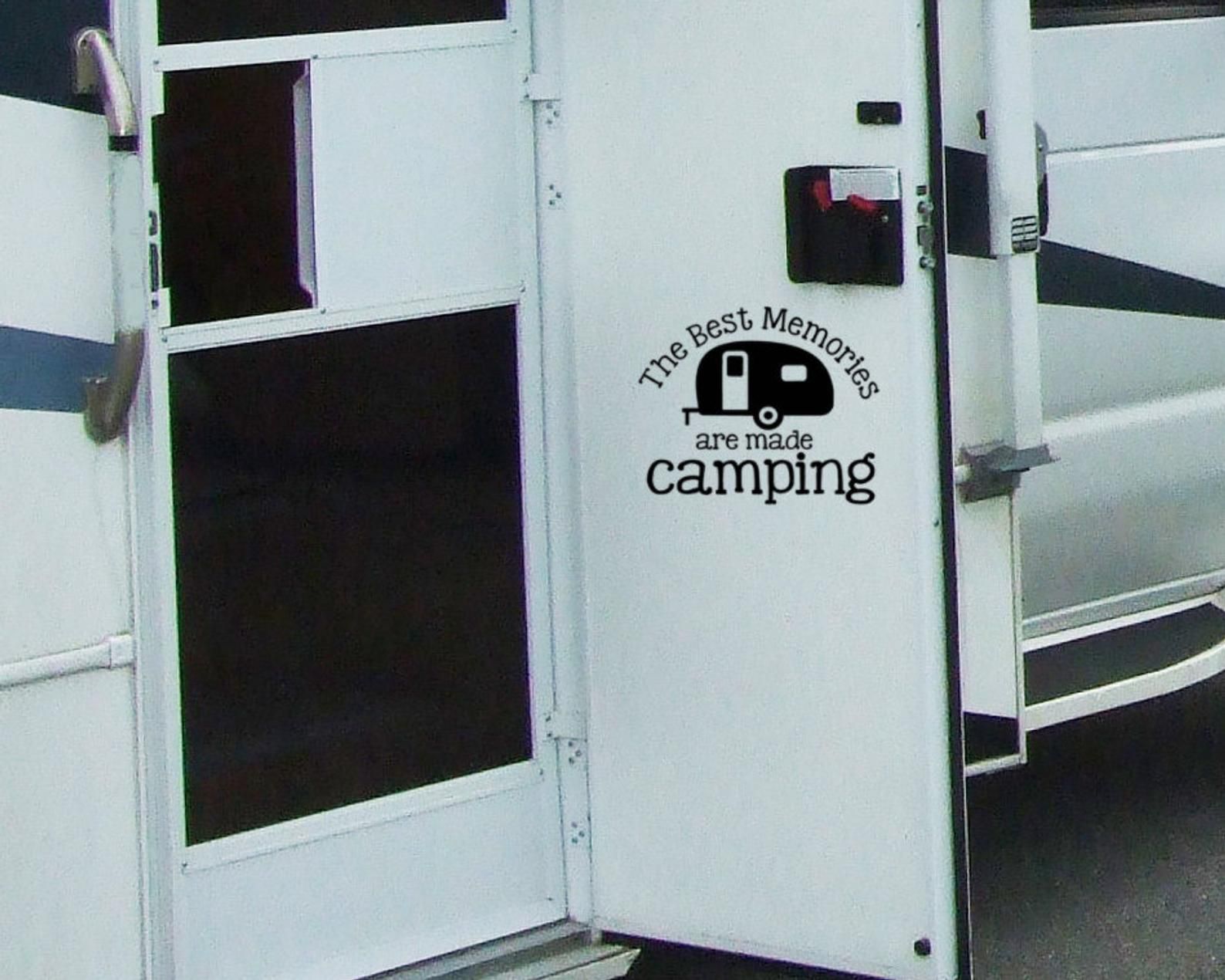 The Best Memories Are Made Camping Decal