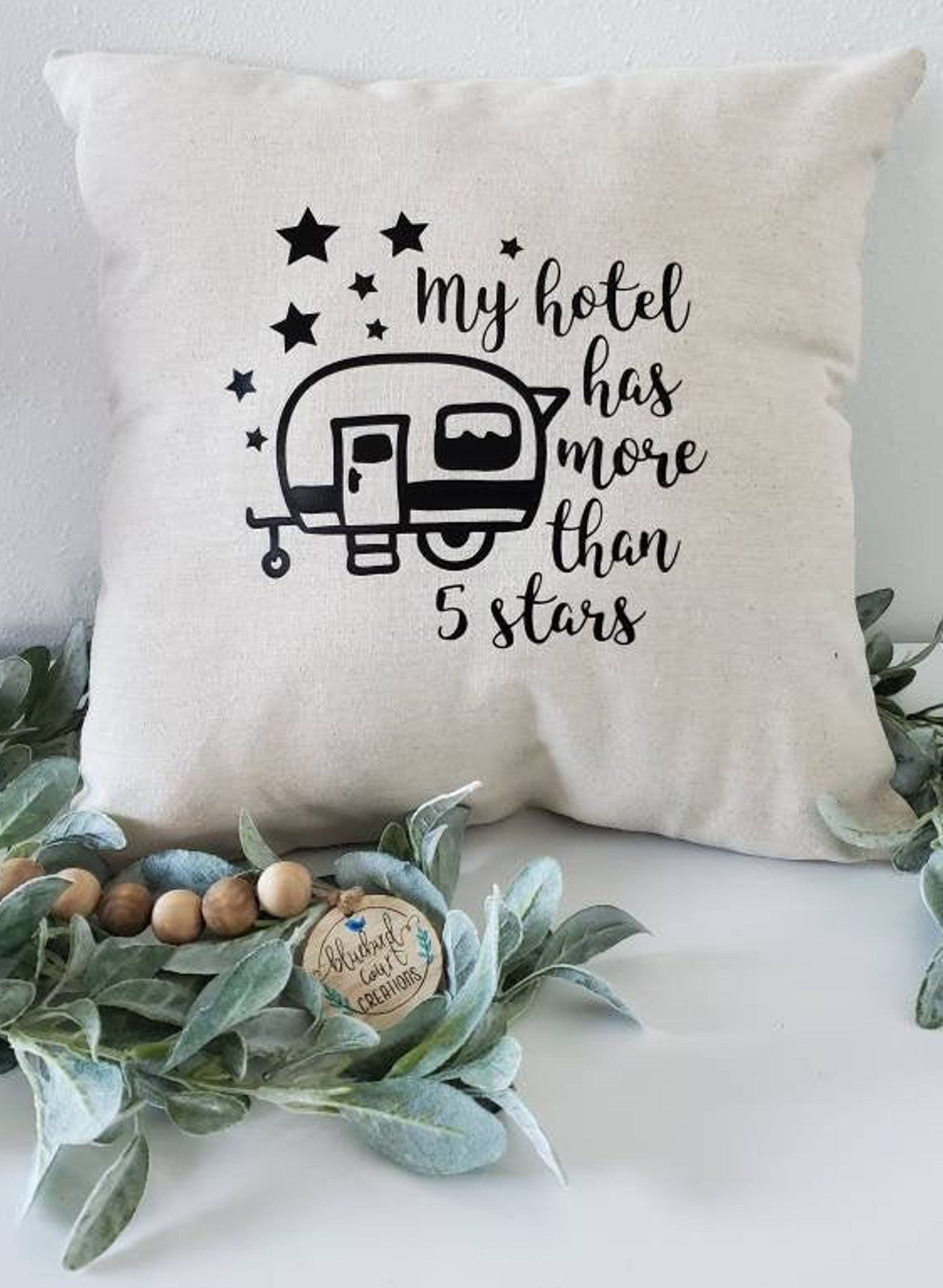 Camper Throw Pillow