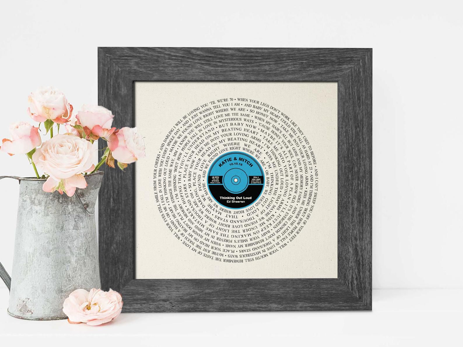 Framed First-Dance Print