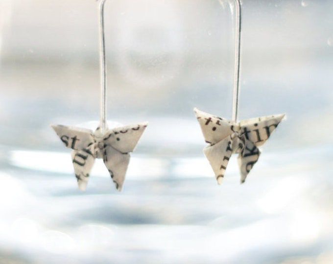 Origami Butterfly Earrings