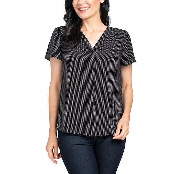 Hilary Radley Ladies’ V-Neck Blouse