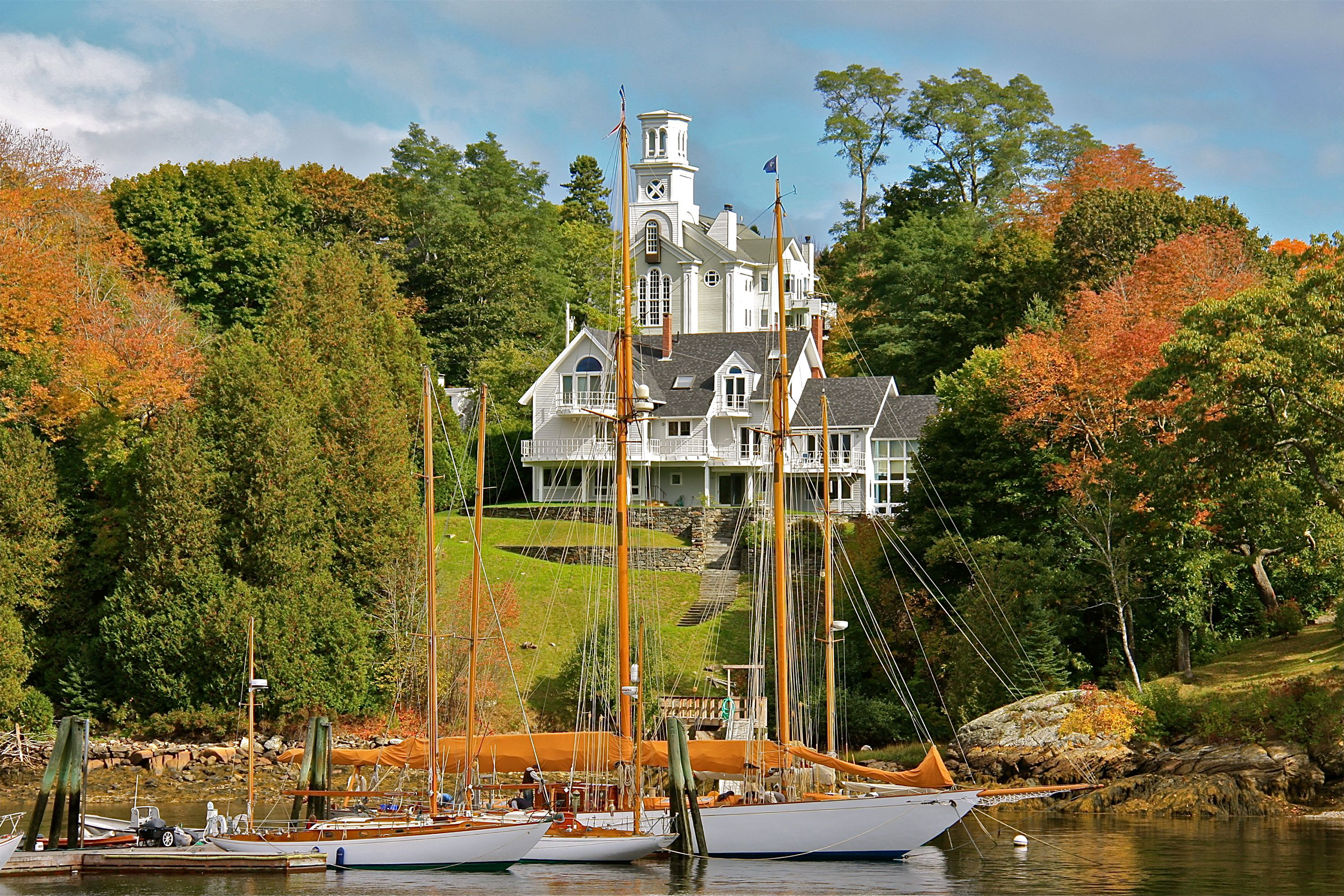 Autumn in Rockport Harbor 01