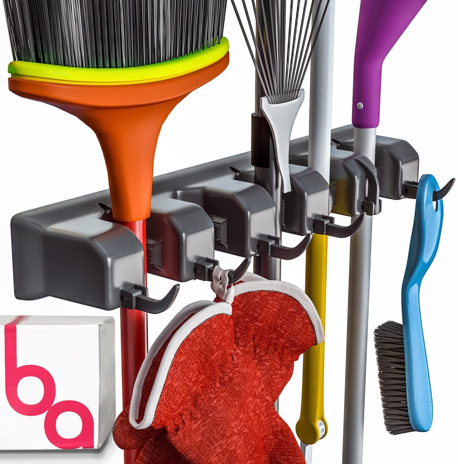 Berry Ave Broom Holder and Tool Organizer