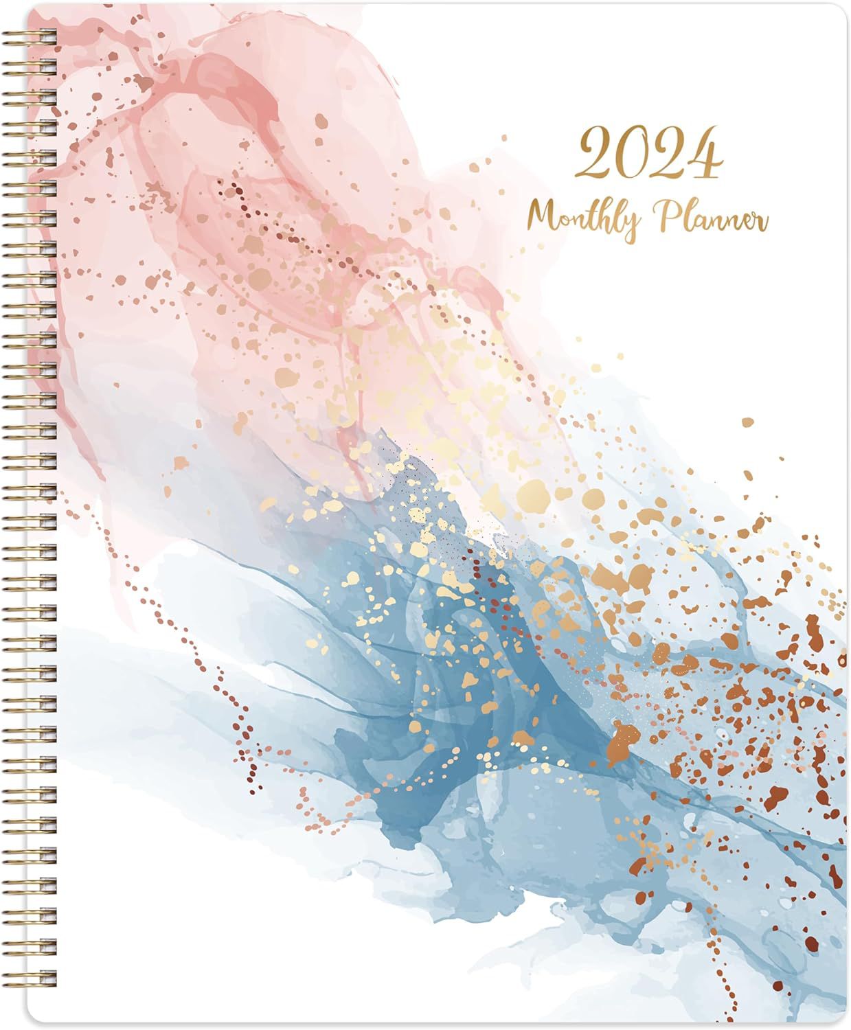 Coboll 2024 Monthly Planner, Pink & Blue