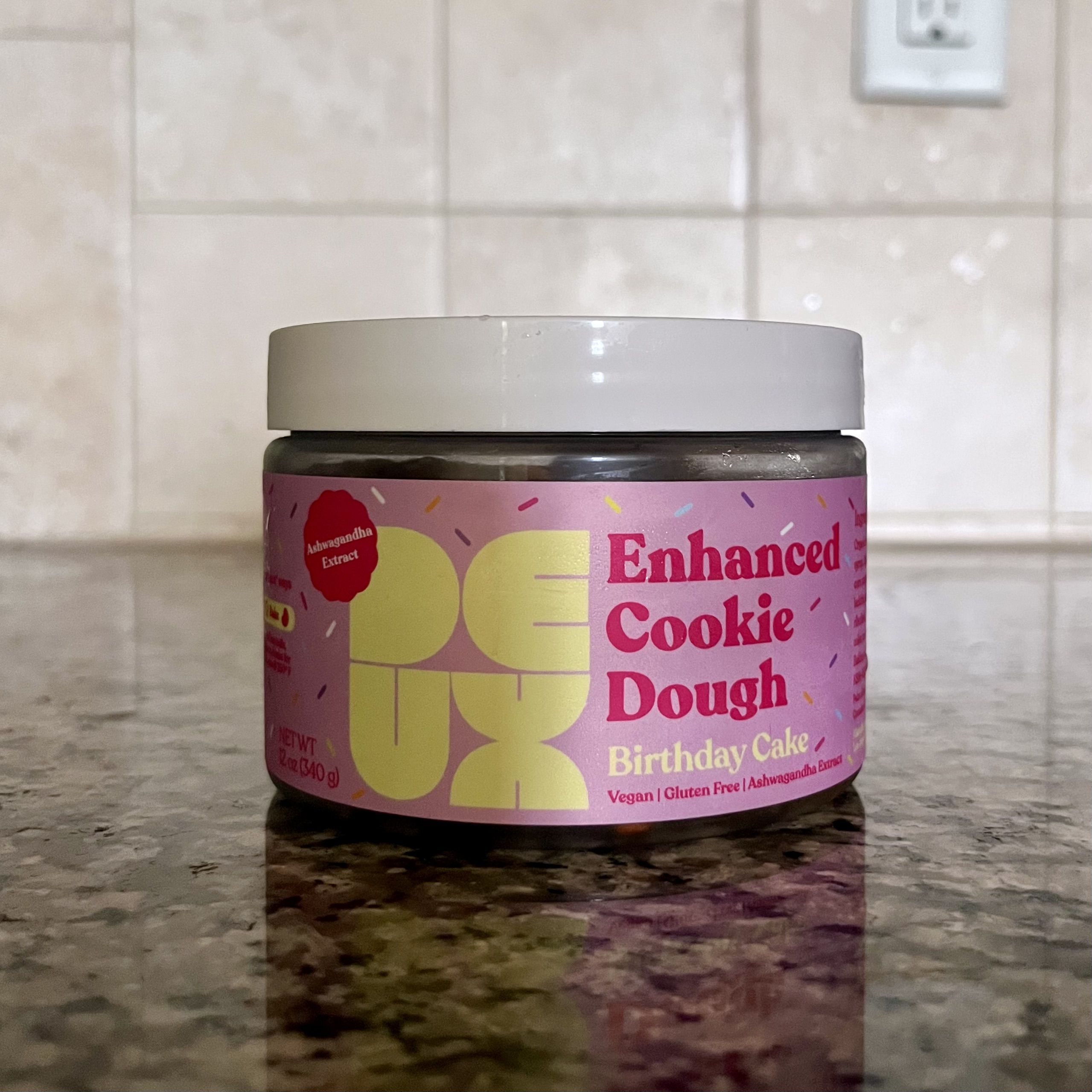 Deux Enhanced Cookie Dough Birthday Cake
