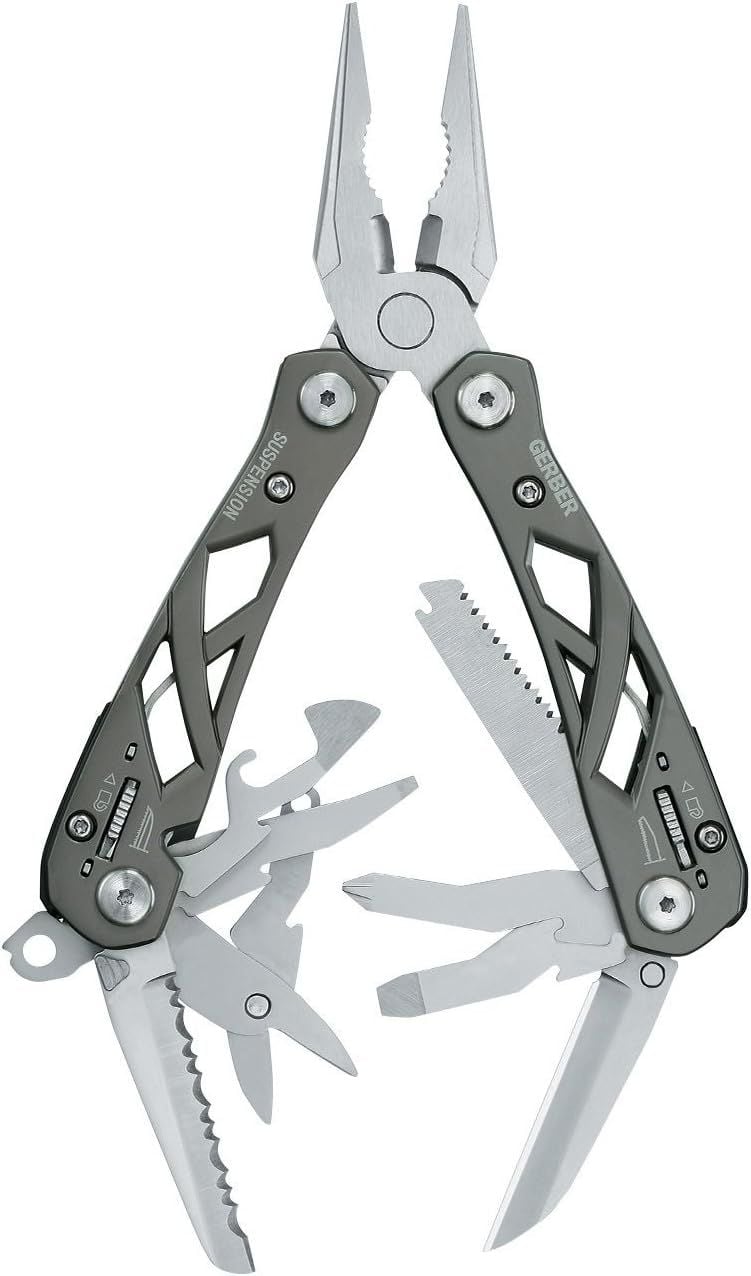 Gerber Gear Suspension 12-in-1 Needle Nose Pliers Multi-Tool
