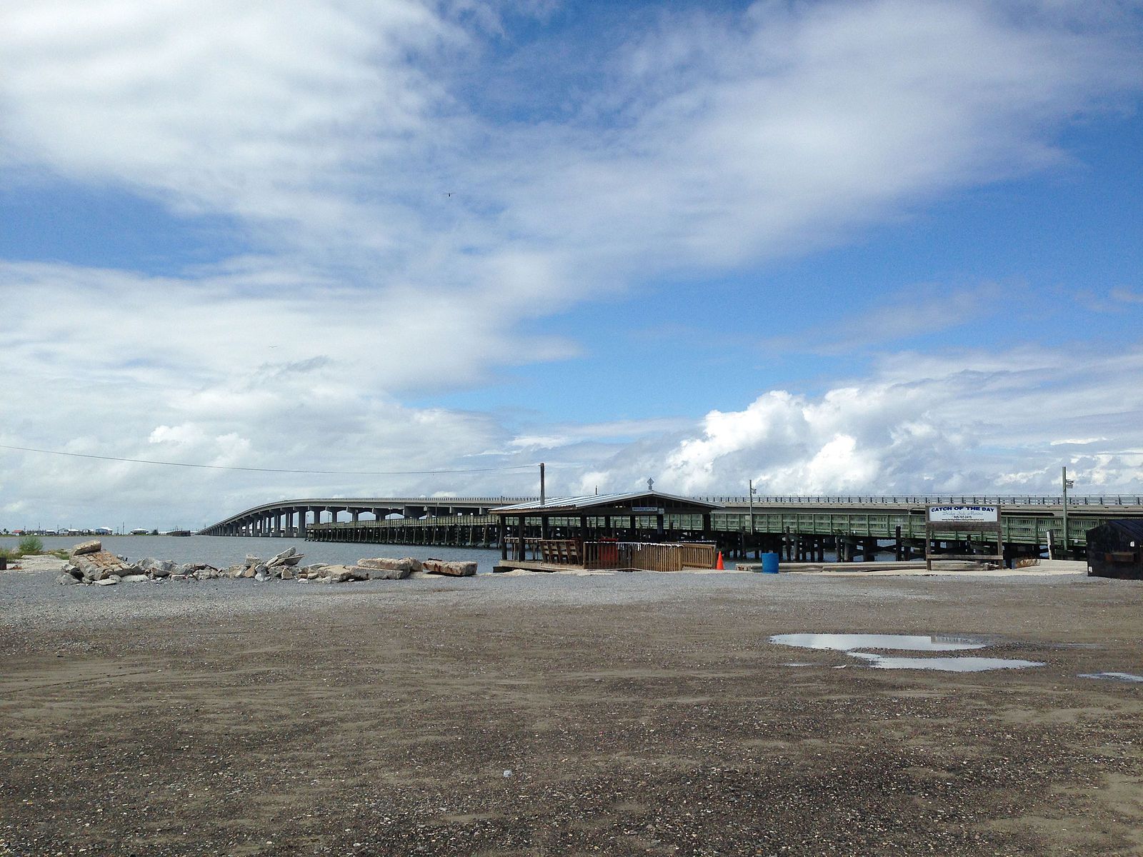 Grand Isle LA Causeway