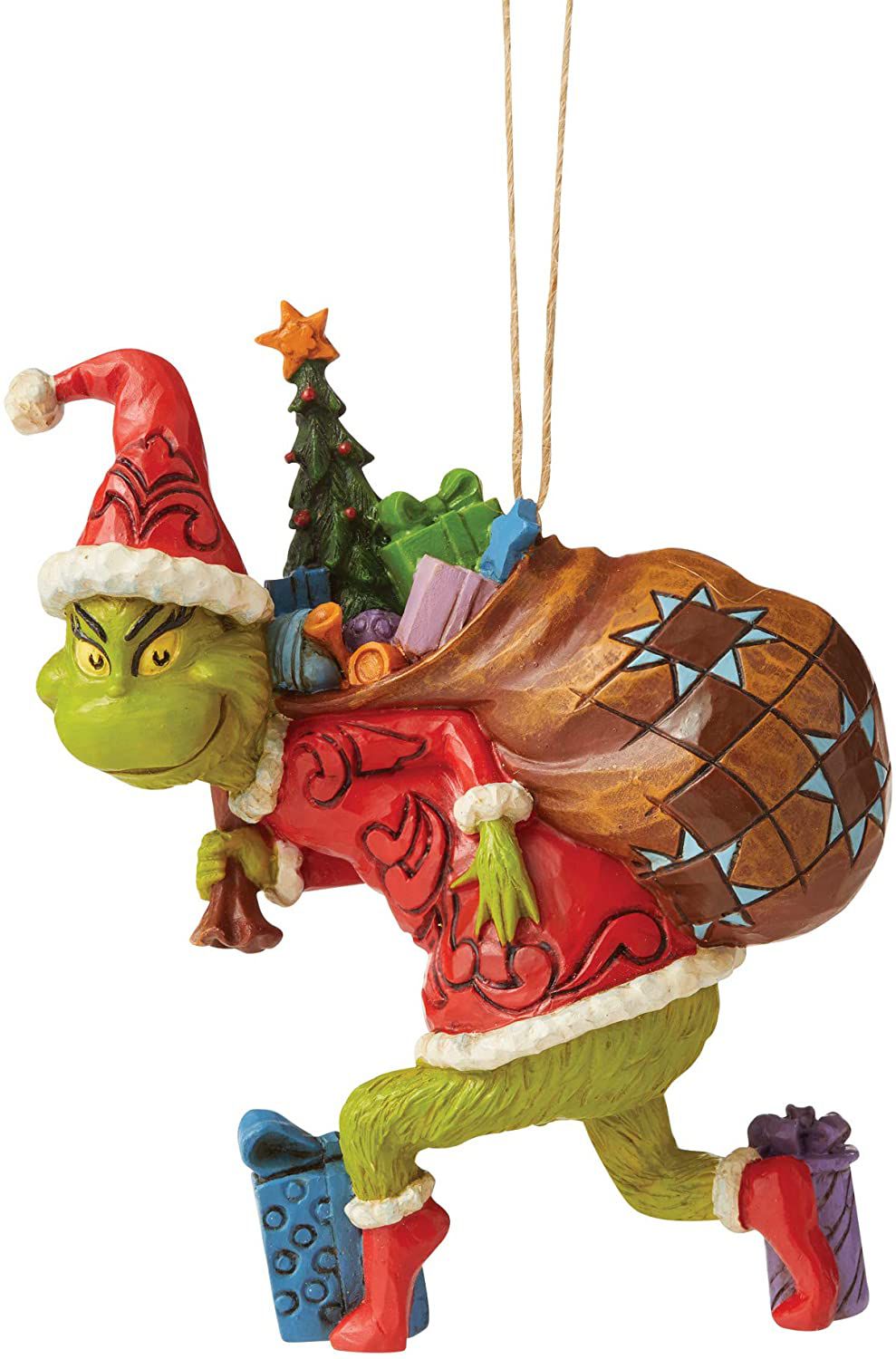 Jim Shore the Grinch Tiptoeing Ornament