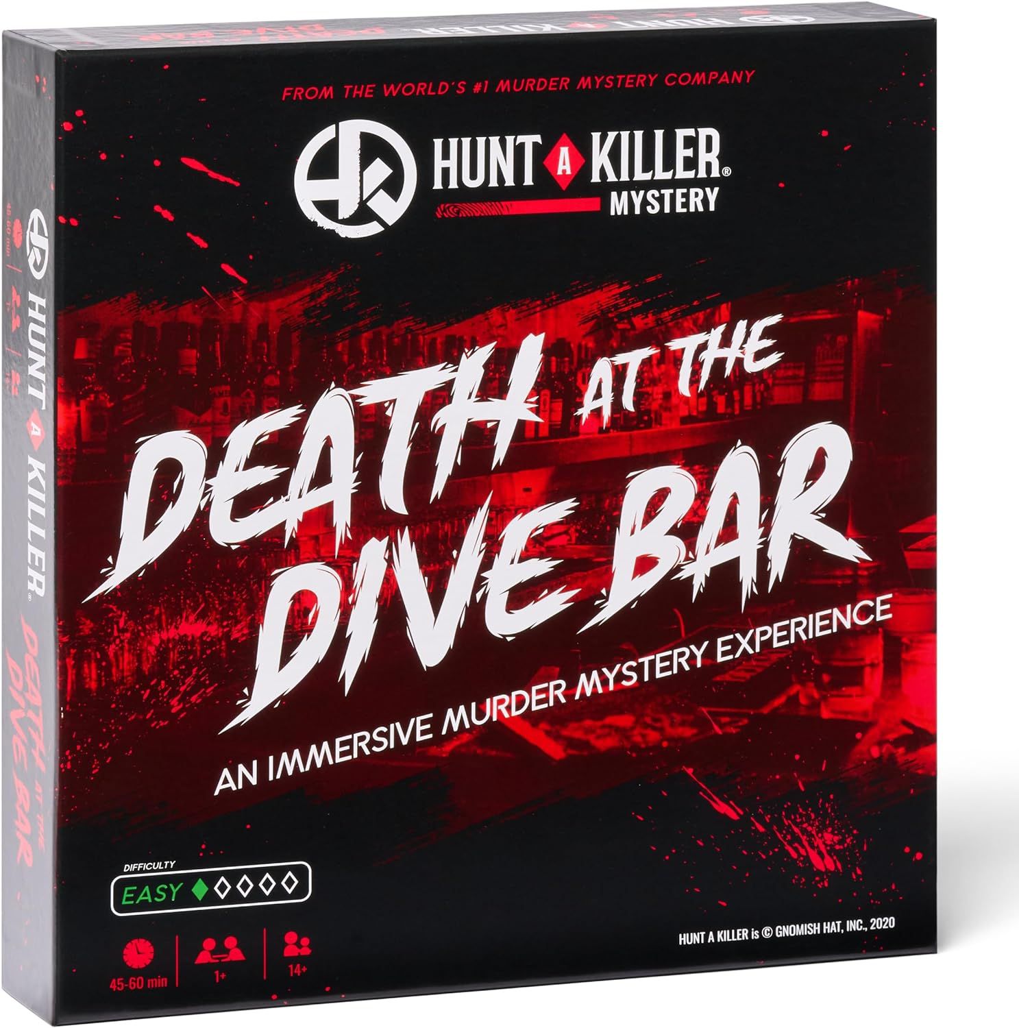 Hunt a Killer Death At the Dive Bar, Immersive Murder Mystery Game