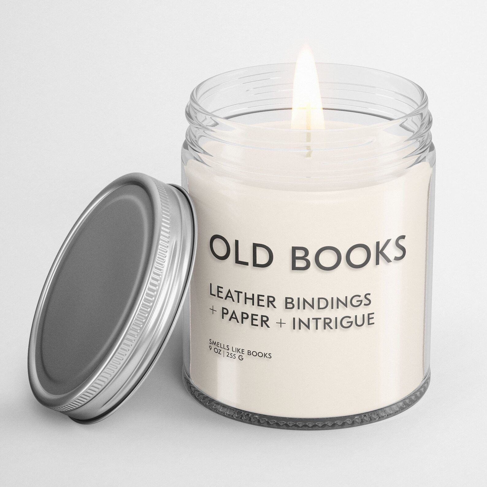 OLD BOOKS Soy Candle By SMELLSLIKEBOOKS