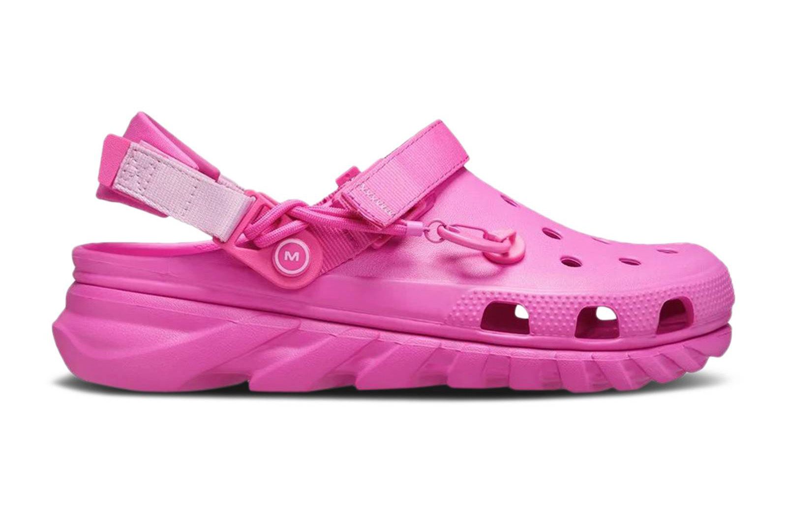 Post Malone Crocs in pink