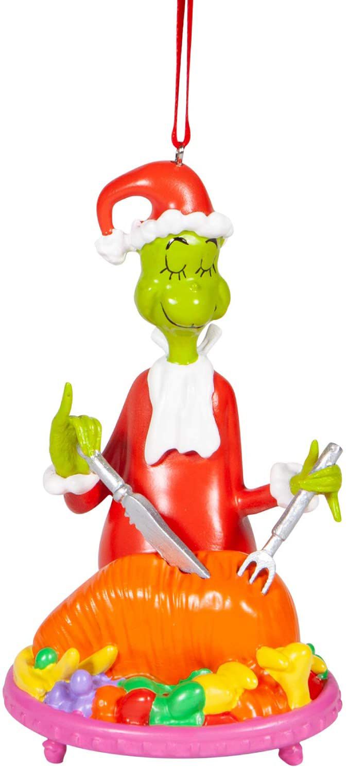 The Grinch Cutting the Roast Beast Ornament