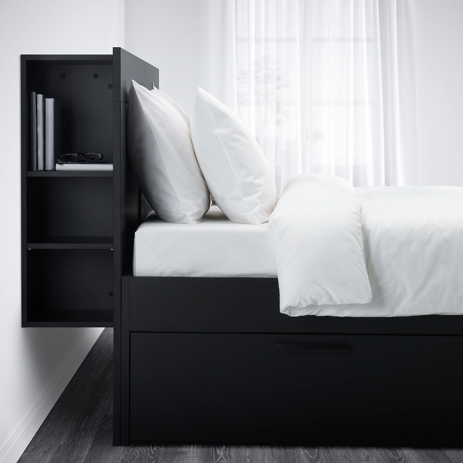 Brimnes Storage Bed