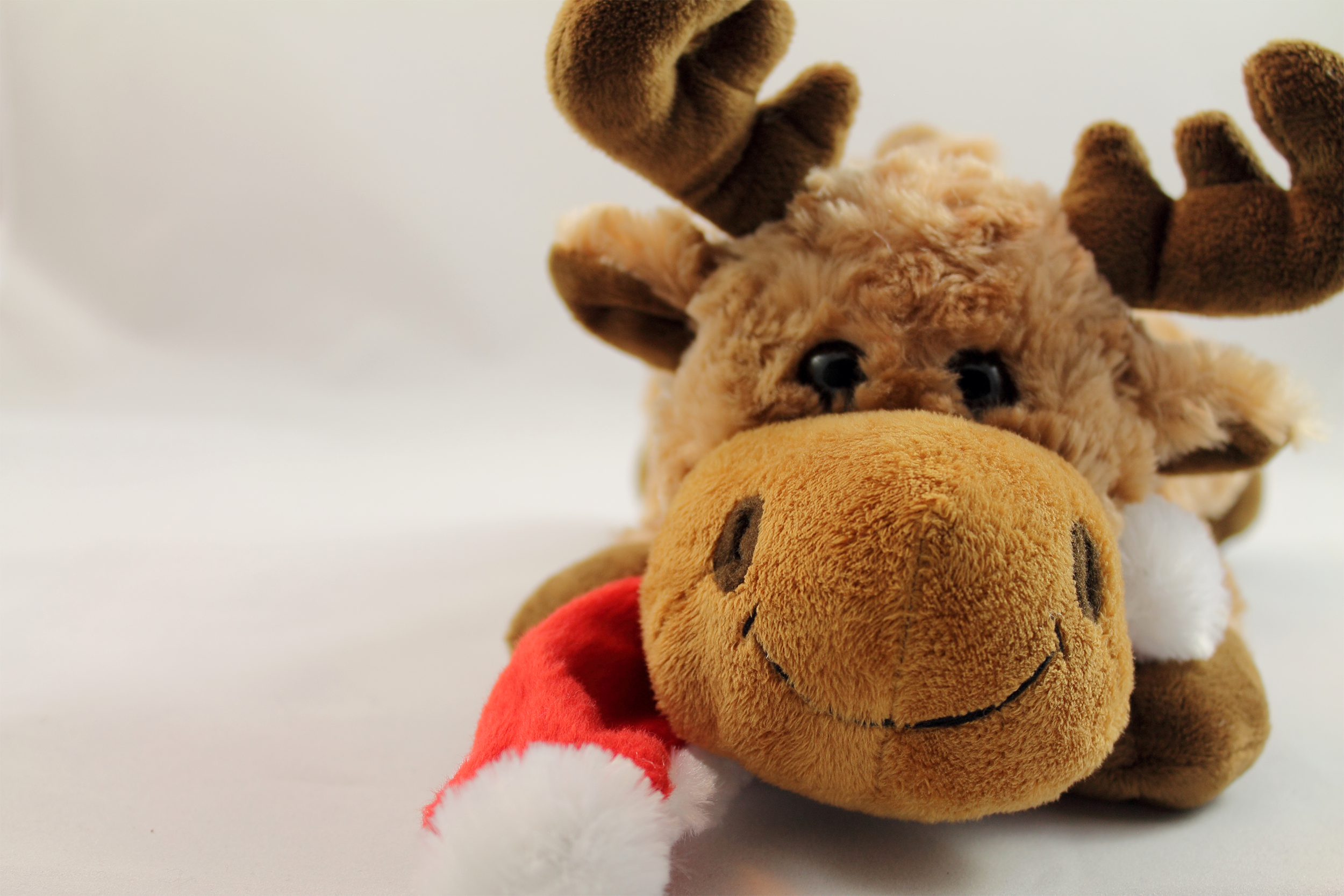 Christmas moose stuffed animal