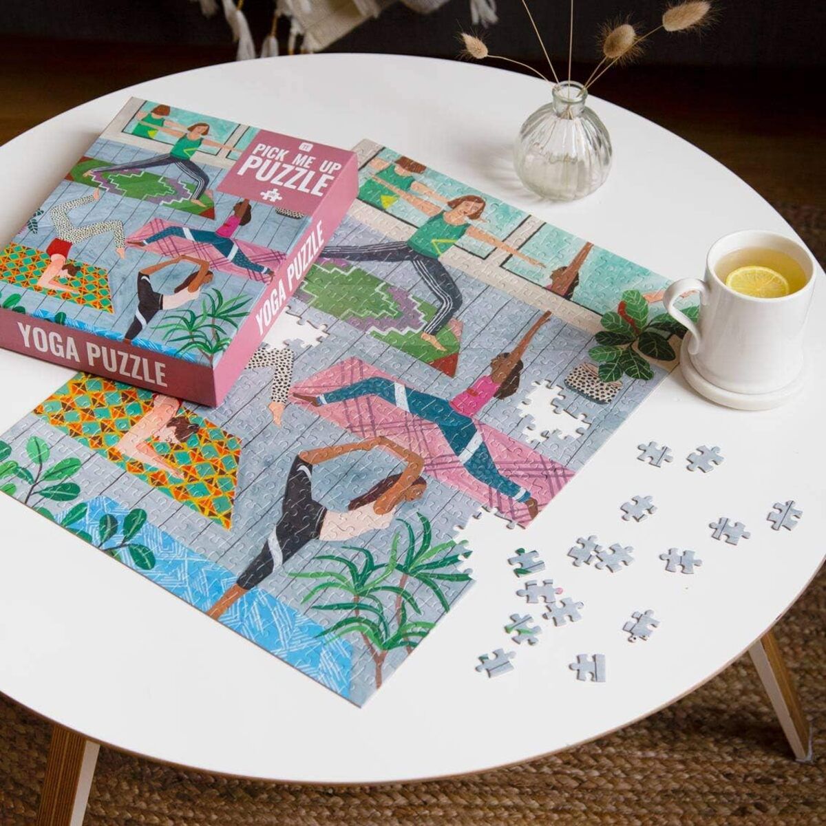 Talking Tables 500-piece Yoga Jigsaw Puzzle & Poster