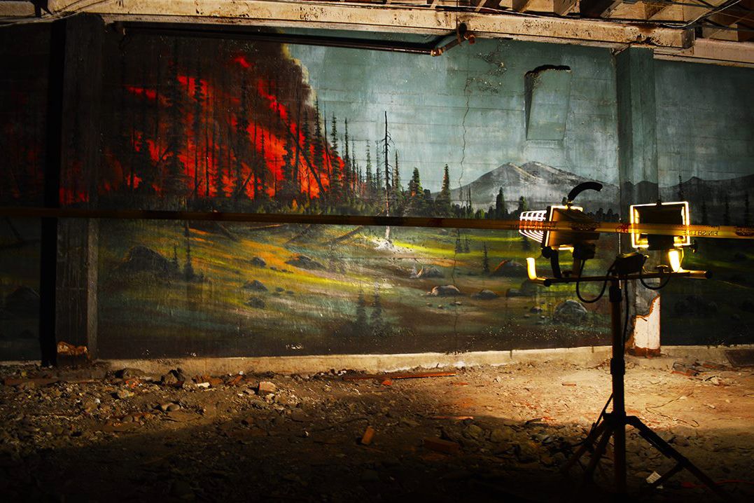 Underground tunnels in Port Angeles, Washington