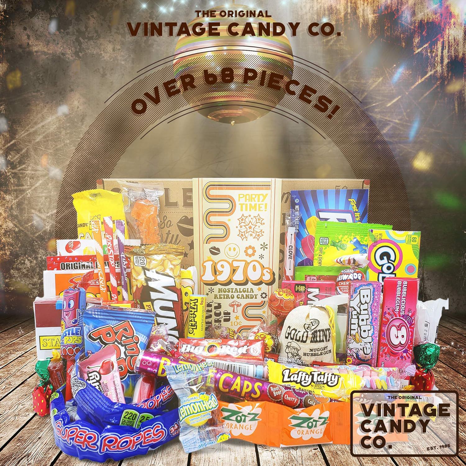 Vintage Candy Co. 1970s Retro Gift Box