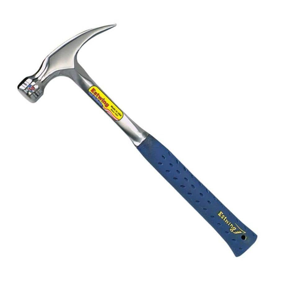 Estwing 16 oz. Straight-Claw Hammer with Shock Reduction Grip E3-16S