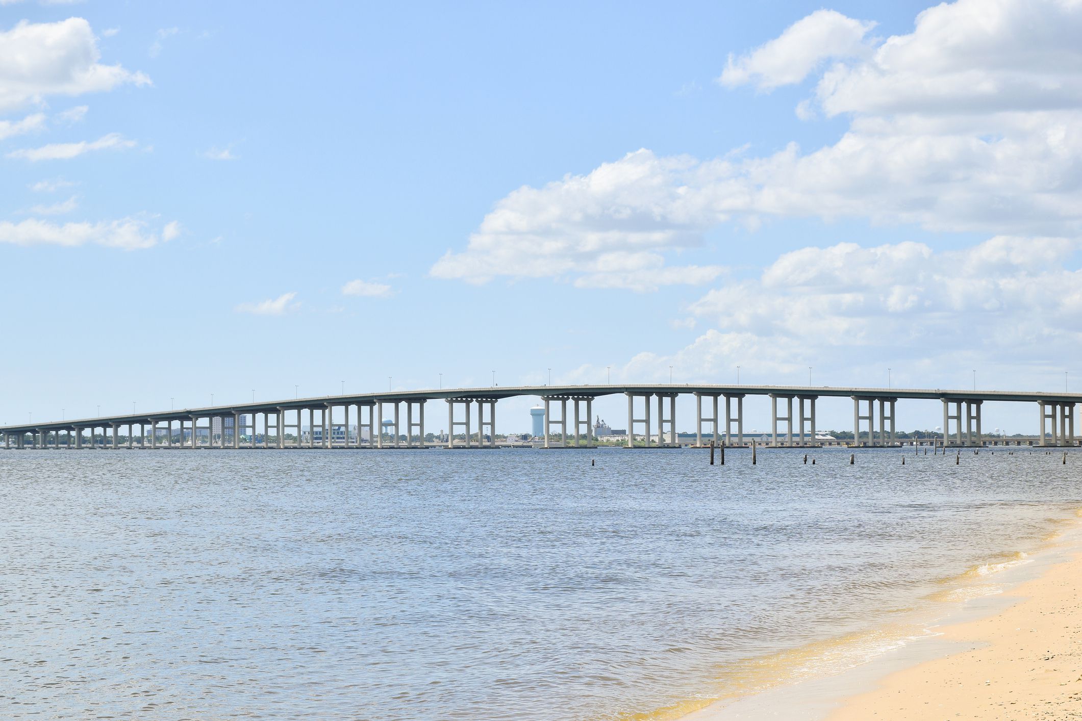 Bridge connecting Ocean Springs and Biloxi, Mississippi