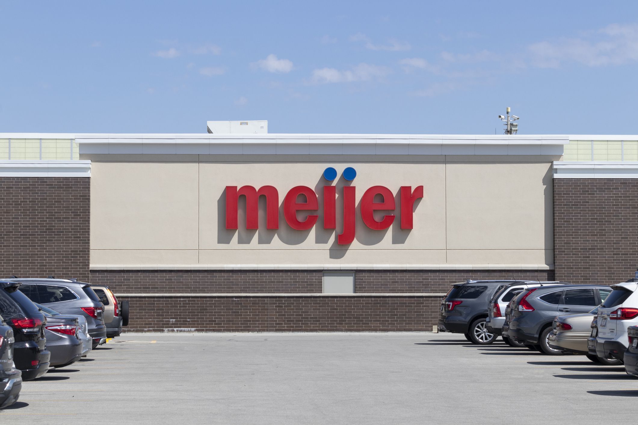 Carmel - Circa May 2021: Meijer Retail Location. Meijer is a large supercenter type retailer with over 200 locations.