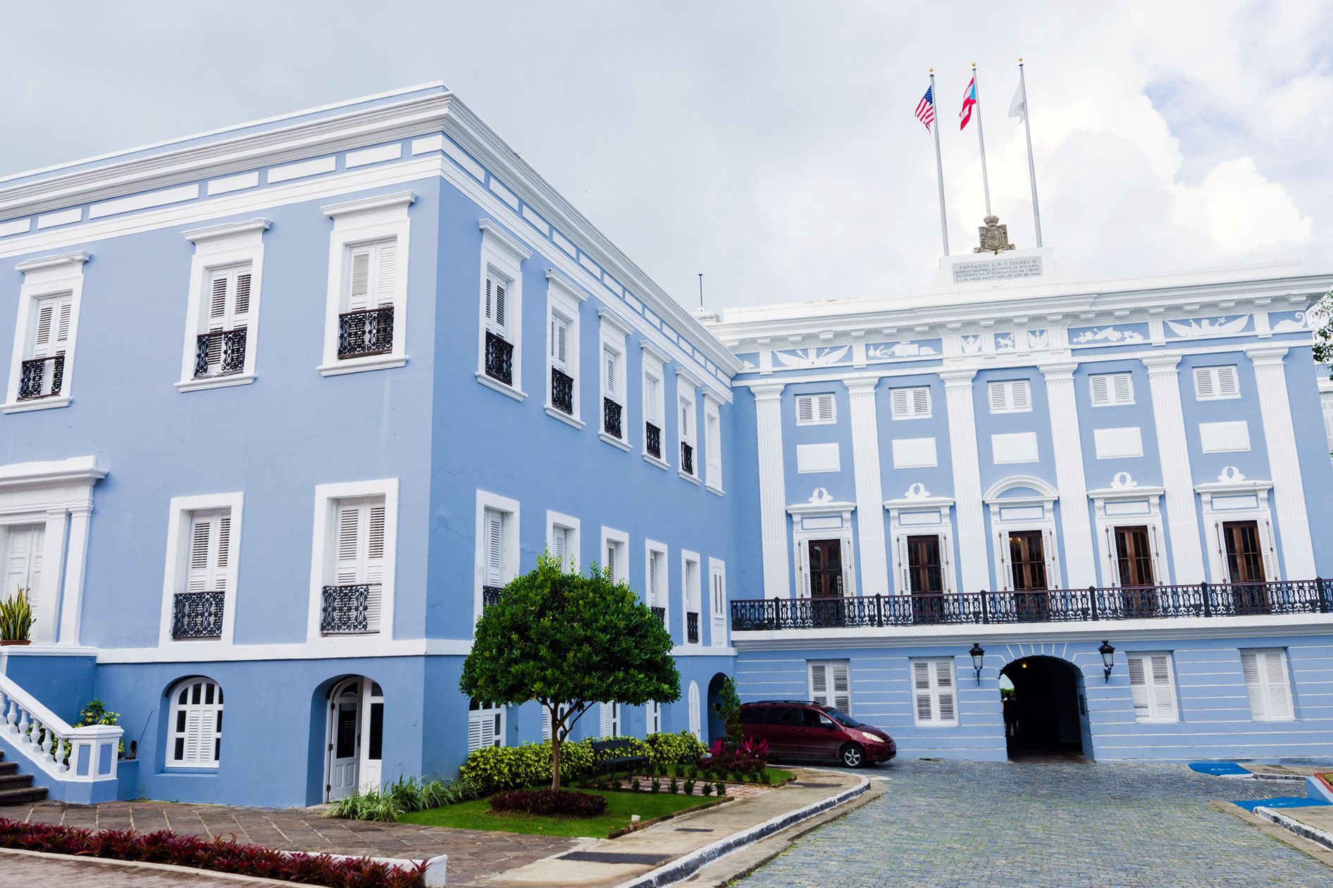 entrance of la fortaleza in old San Juan