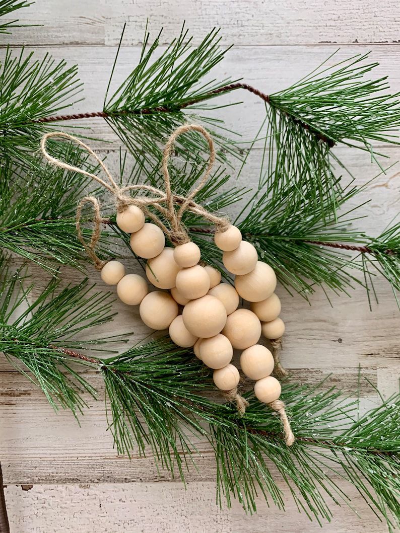 Wood Bead Ornaments