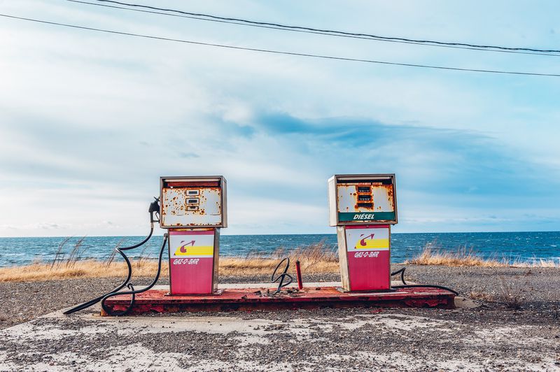 Abandoned gas station